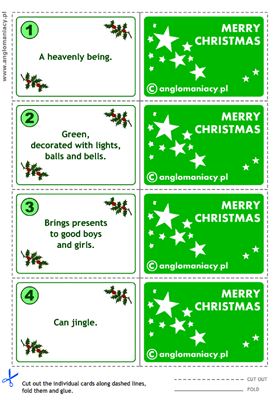 Worksheet - Christmas board game