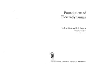 De Groot S.R., Suttorp L.G. Foundations of electrodynamics
