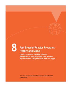 Cochran T.B., et al. Fast Breeder Reactor Programs: History and Status
