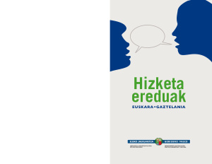 Baztarrika Galparsoro P. (ed.) Hizketa-ereduak euskara-gaztelania