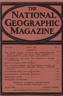 National Geographic Magazine 1903 №07