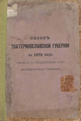 Обзор Екатеринославской губернии за 1879 год