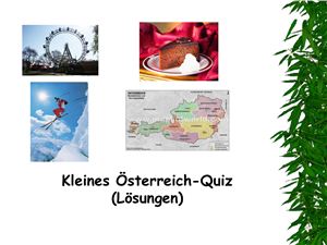 Kleines Österreich Quiz