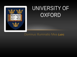 The Oxford of University