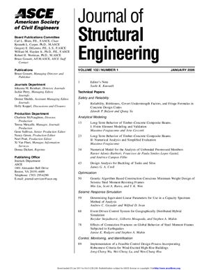 Journal of Structural Engineering 2006 №01