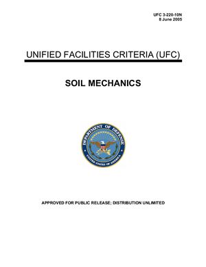 US Army Corps of Engineers. Soil Mechanics