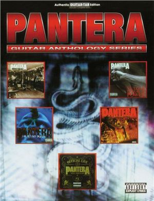 Pantera - Guitar Anthology Series - Authentic Guitar Tab Edition