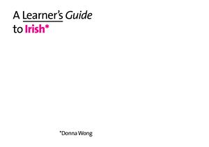 Wong D. A Learner's Guide to Irish / Ирландский язык - Справочник по грамматике