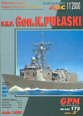 GPM №132 OPR General K. Pulaski. Фрегат типа Оливер