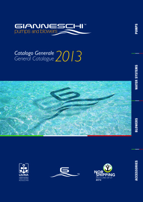 Gianneschi. Pumps and blowers. General Catalogue 2013