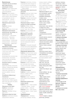 Шпаргалка по русскому языку к заданию А3