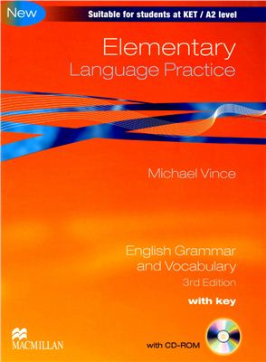 Vince Michael, McNicholas Kevin. Elementary Language Practice: With Key, 3 Edition