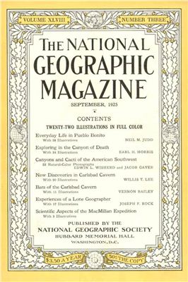 National Geographic Magazine 1925 №09