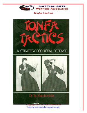 Tonfa Tactics by Dr.Ted Gambordella