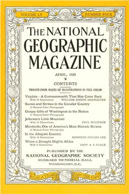 National Geographic Magazine 1929 №04