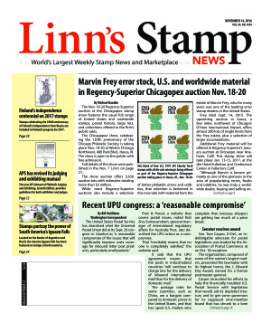 Linn's Stamp News 2016 Vol.89 №4594 (14.11.2016)