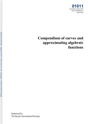 Compendium of curves and approximating algebraic functions - ESDU