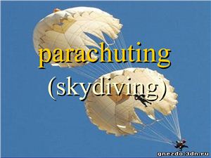 Parachuting (skydiving)