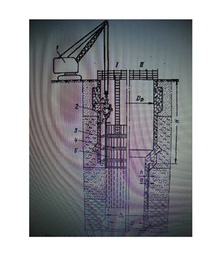 Контрольная работа - Строительство вертикальных горных выработок с применением металлических шпунтовых ограждений