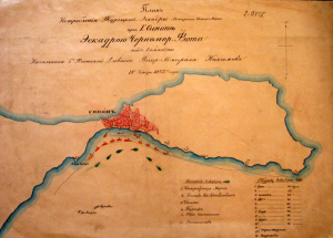 Русская карта Синопского сражения