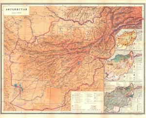 Афганистан. Справочная карта
