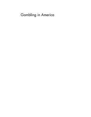 Thompson William N. Gambling in America: An Encyclopedia of History, Issues, and Society