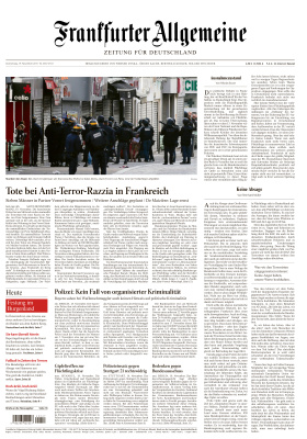 Frankfurter Allgemeine Zeitung für Deutschland 2015 №269 November 19