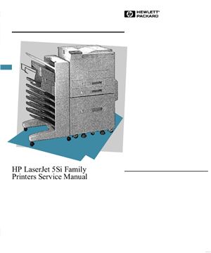 HP LaserJet 5Si Family Printers. Service Manual