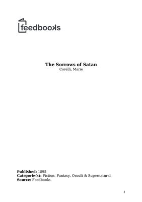 Corelli Marie. The Sorrows of Satan