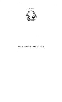 Hildreth R. History of Banks