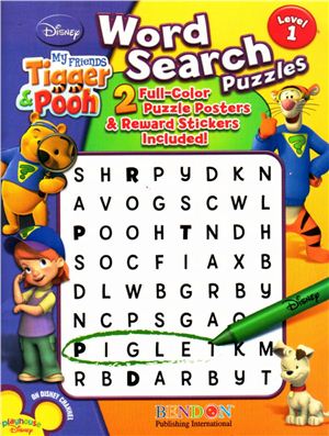 Word Search Puzzles: My Friends Tigger & Pooh Level 1
