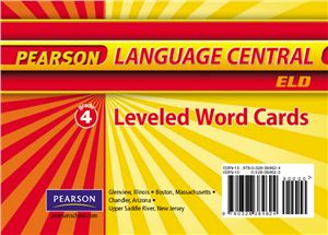 Leveled Word Cards (English Language Development) (Grade 4)