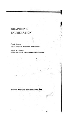 Харари Ф., Палмер Э. Перечисление графов