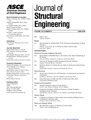 Journal of Structural Engineering 2009 №06