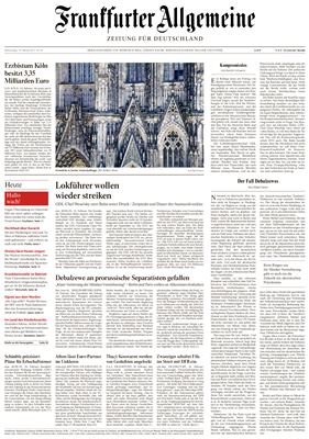 Frankfurter Allgemeine Zeitung für Deutschland 2015 №42 Februar 19