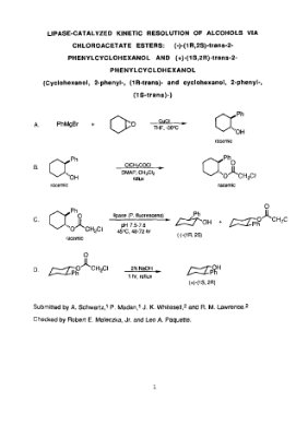 Organic syntheses. Vol. 69, 1990
