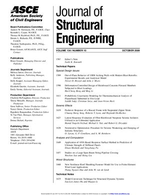 Journal of Structural Engineering 2008 №10