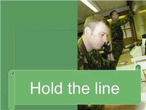 Hold the line
