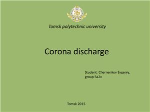 Corona discharge