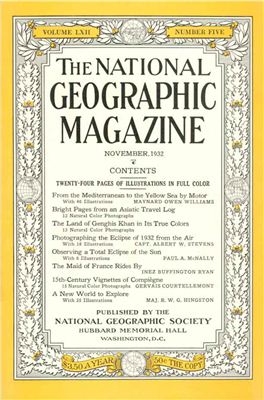 National Geographic Magazine 1932 №11