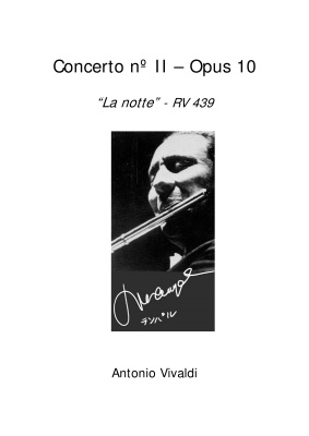 Vivaldi Antonio. Flute Concerto in G minor La notte Op. 10, No. 2, RV 439