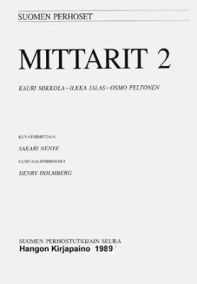 Mikkola K., Jalas I., Peltonen O. Mittarit 2. Geometridae Suomi