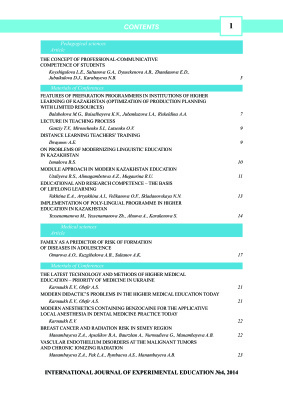 Международный журнал экспериментального образования 2014 №04 часть 2