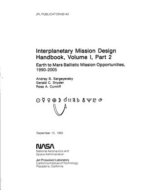 Sergeyevsky A., Snyder G. Earth to Mars Ballistic Mission Opportunities, 1990-2005