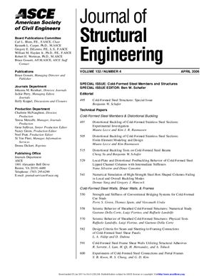 Journal of Structural Engineering 2006 №04