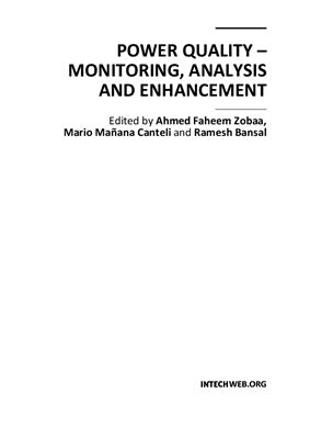 Zobaa A.F., Cantel M.M.i and Bansal R. (ed.) Power Quality - Monitoring, Analysis and Enhancement