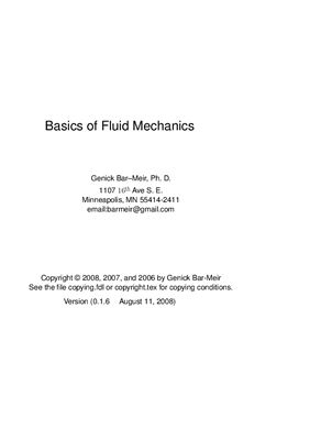 Bar-Meir G. Basics of Fluid Mechanics