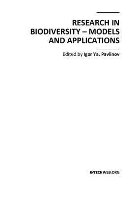 Pavlinov I.Ya. (ed.) Research in Biodiversity - Models and Applications