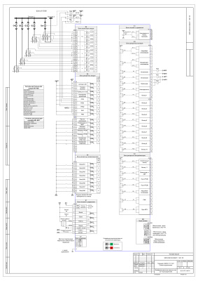 НПП Экра. Схема подключения терминала ЭКРА 211 1401