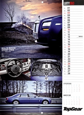 Top Gear 2013 Official Calendar